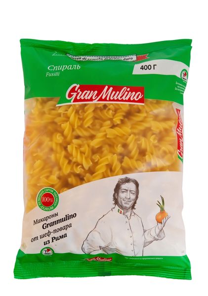 Макароны ГРАНМУЛИНО Спираль 400гр