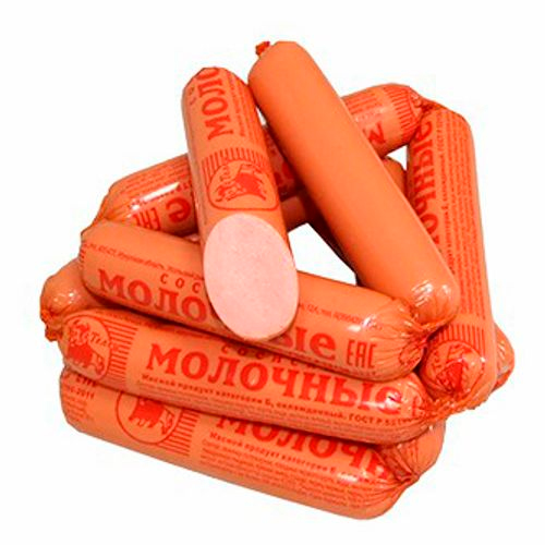 Сосиски ТЕЛЕЦ молочные 640гр.