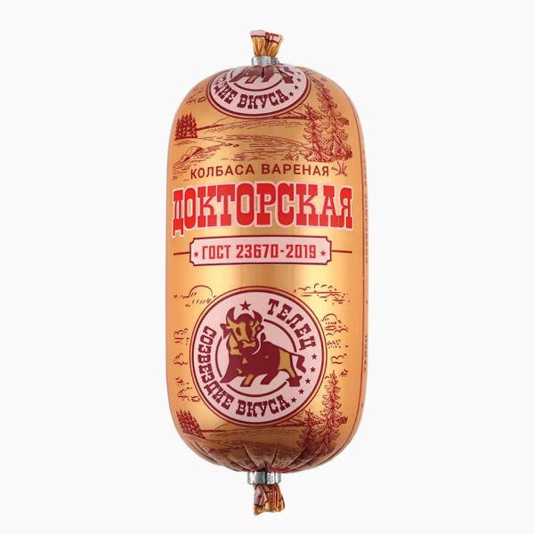 Колбаса ТЕЛЕЦ Докторская вар 500 гр