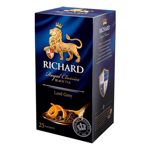 Чай РИЧАРД Лорд Грей 25*2гр сашет