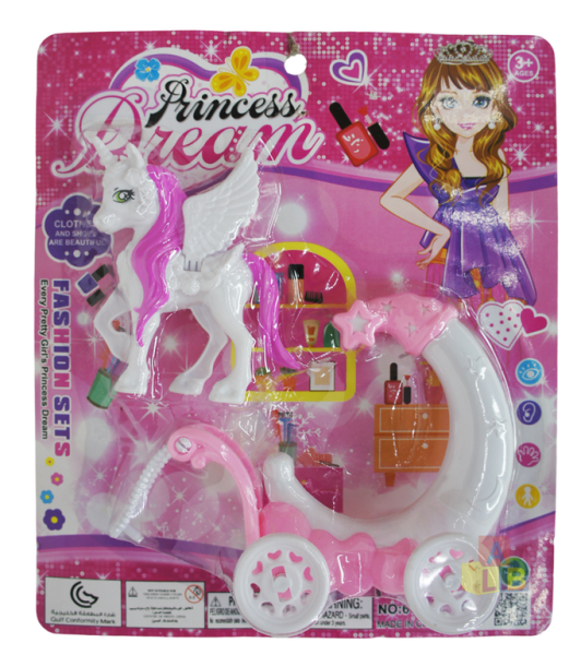 Набор игрушечный КАРЕТА С ЛОШАДЬЮ, арт. 6102-3, Авис