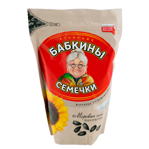Семечки БАБКИНЫ 300гр соленые БС876