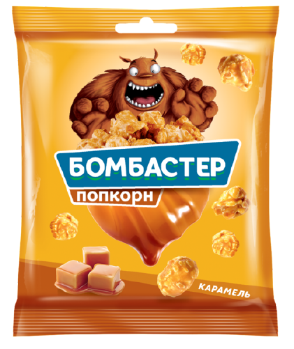 Попкорн БОМБАСТЕР карамель 50гр ВП121