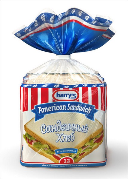 Хлеб ХАРИС сэндвичный пшеничный  470гр