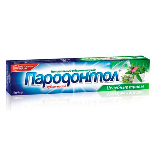 Паста зубная ПАРОДОНТАЛ Целебные травы в л/тубе 124гр