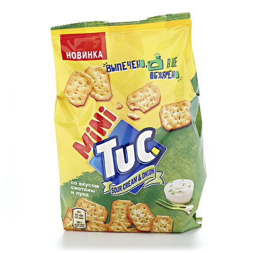 Крекер ТУК мини со вкусом сметаны и лука 110 гр