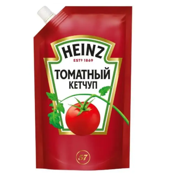 Кетчуп ХАЙНЦ томатный 320 гр дой пак