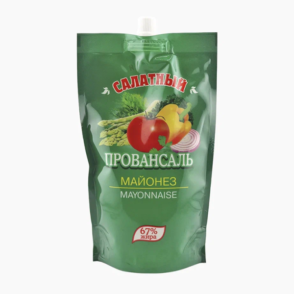 Майонез ЯНТА Салатный Провансаль 400гр дой-пак
