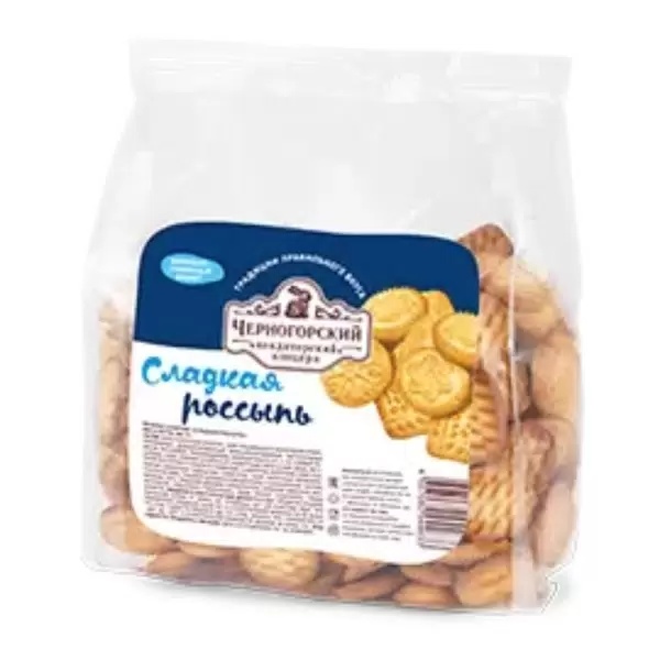 Печенье сахарное ЧЕРНОГОРСКИЙ Сладкая россыпь 300 гр м/у