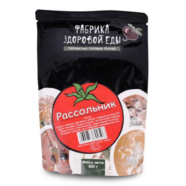 Суп Рассольник ФАБРИКА ЗДОРОВОЙ ЕДЫ 300 гр