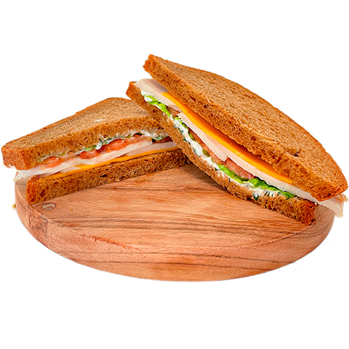 Сэндвич с курицей из ржаного хлеба 160гр.