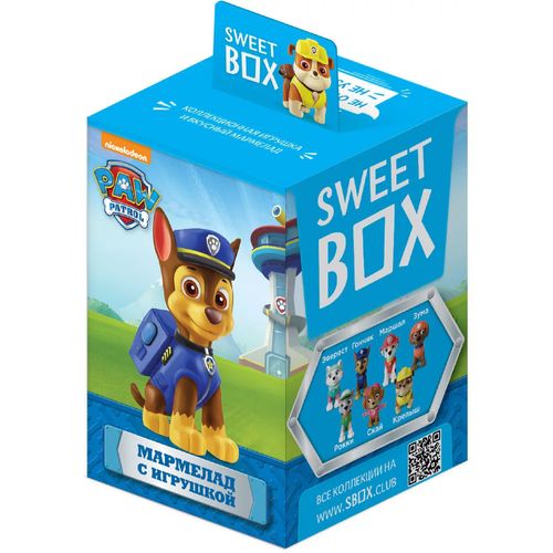 Мармелад КОНФИТРЕЙД с игрушкой в коробочке Щенячий патруль 10гр