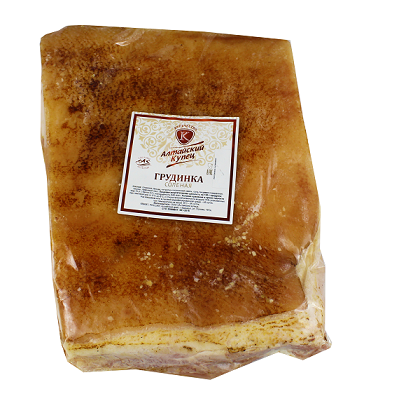Грудинка АЛТАЙСКИЙ КУПЕЦ Элит соленая в/у