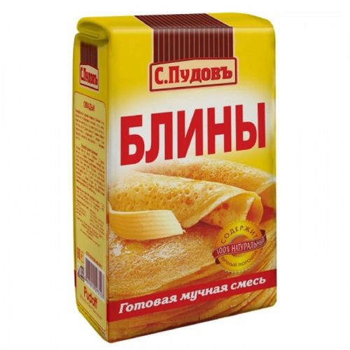Смесь С.ПУДОВЪ мучная блины 500гр б/п