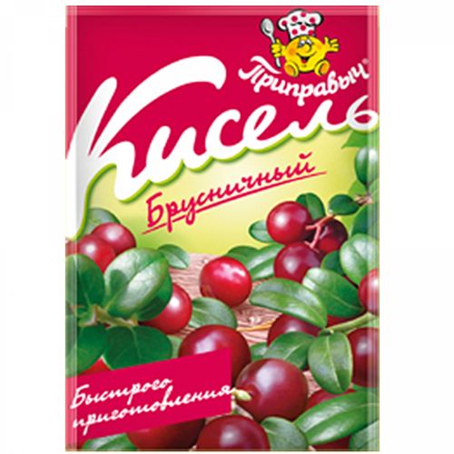 Кисель ПРИПРАВЫЧ Брусничный 100гр пакет