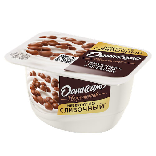 Творог ДАНИССИМО хрустящие шарики натуральный 7,2% без змж 130гр