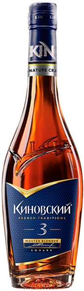 Коньяк КИНОВСКИЙ 3 года 0,5л 40%