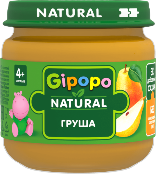Пюре ГИПОПО Груша 80гр