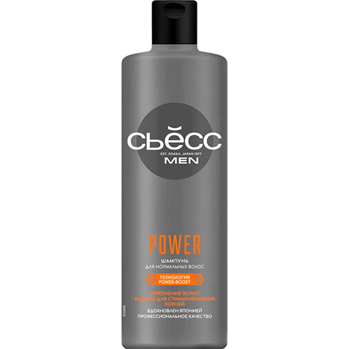 Шампунь СИОСС МЭН Пауэр и Стренч для нормальных волос 450мл