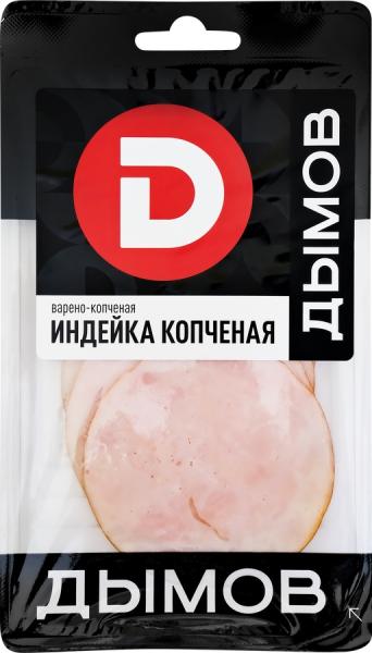 Деликатес ДЫМОВ с индейкой в/к з/с 70гр нарезка