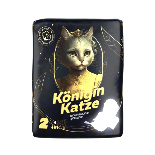 Гигиенические прокладки Königin Katze Normal ультратонкие 3 капли 10 шт