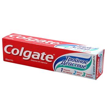 Паста зубная КОЛГЕЙТ Тройное действие 100мл