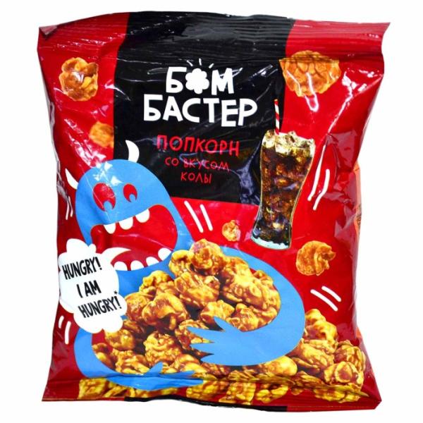 Попкорн БОМБАСТЕР со вкусом колы 50 гр ВП142