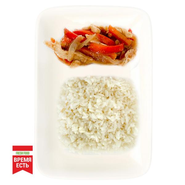 Рис с курицей по-китайски 250 гр
