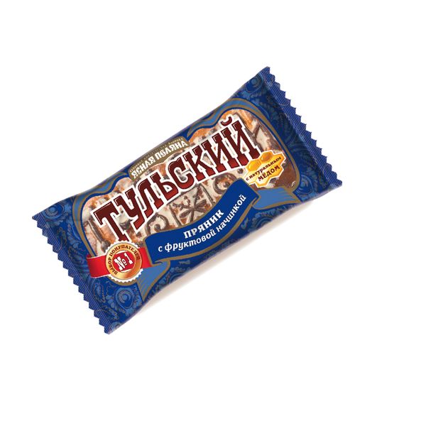 Пряник ТУЛЬСКАЯ КФ Тульский с фруктовой начинкой 140гр