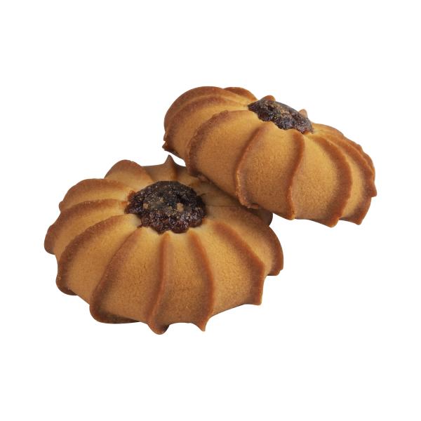 Печенье сдобное СЛАВИЯ Курабье Люкс с фруктовым повидлом 400 гр мини-тв