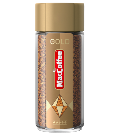 Кофе растворимый МАККОФЕ Голд 90 гр ст/б