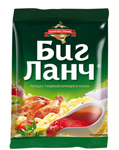 Лапша БИГ ЛАНЧ с тушен.курицей и луком 75гр