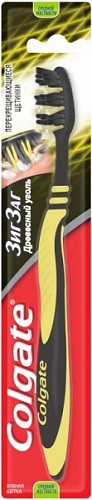 Щётка зубная КОЛГЕЙТ Зиг заг с древесным углем