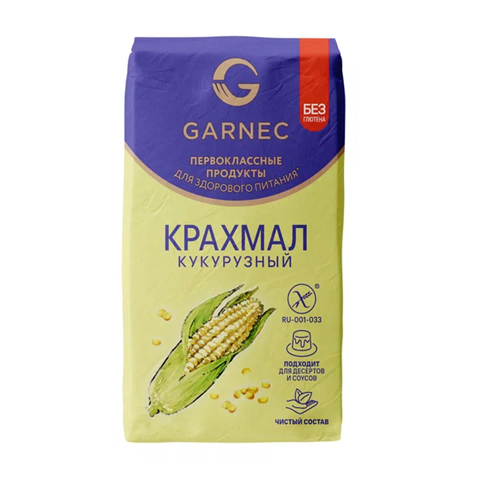 Крахмал ГАРНЕЦ кукурузный 400гр