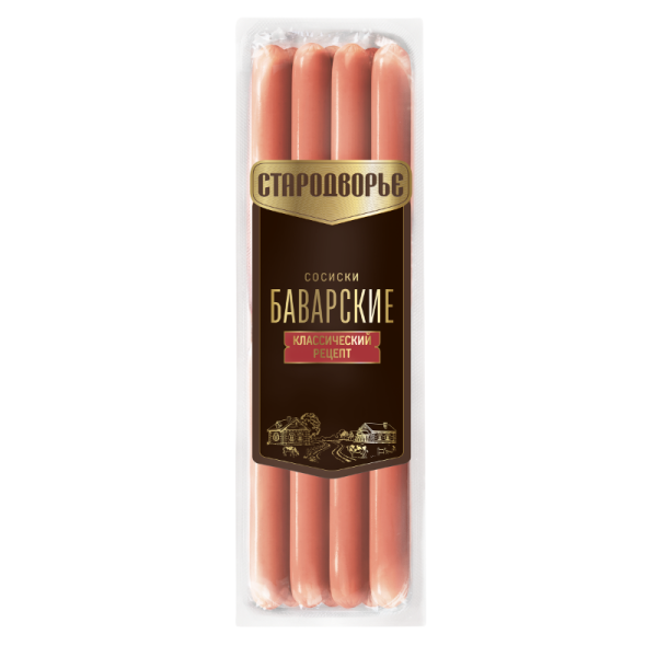 Сосиски СТАРОДВОРЬЕ Баварские 350гр