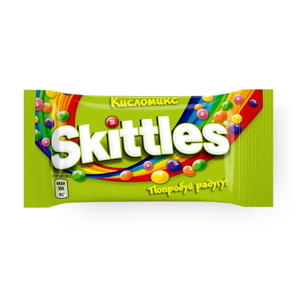 Драже СКИТТЛС кисломикс 38гр