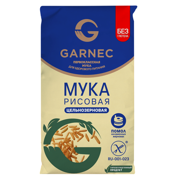 Мука ГАРНЕЦ рисовая 500гр