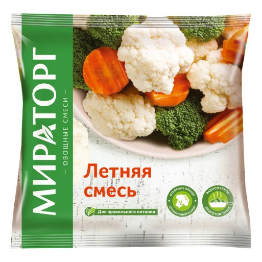 Смесь овощная МИРАТОРГ Летняя замороженная 400гр