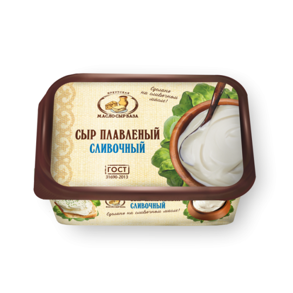 Сыр плавленый Иркутская Масло сыр база Сливочный 40% без змж 180гр