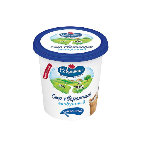 Сыр творожный САВУШКИН сливочный 60% без змж 150гр