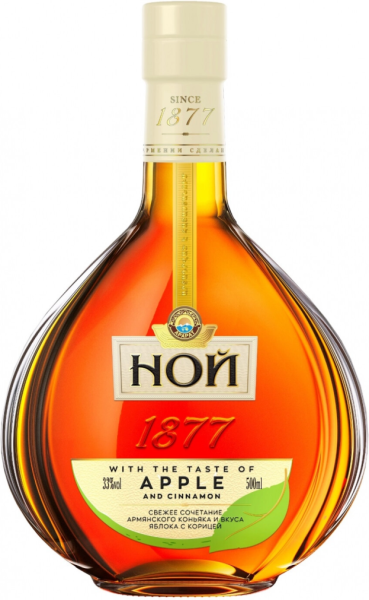 Коньяк НОЙ Эппл энд Синнамон 0,5л 33%
