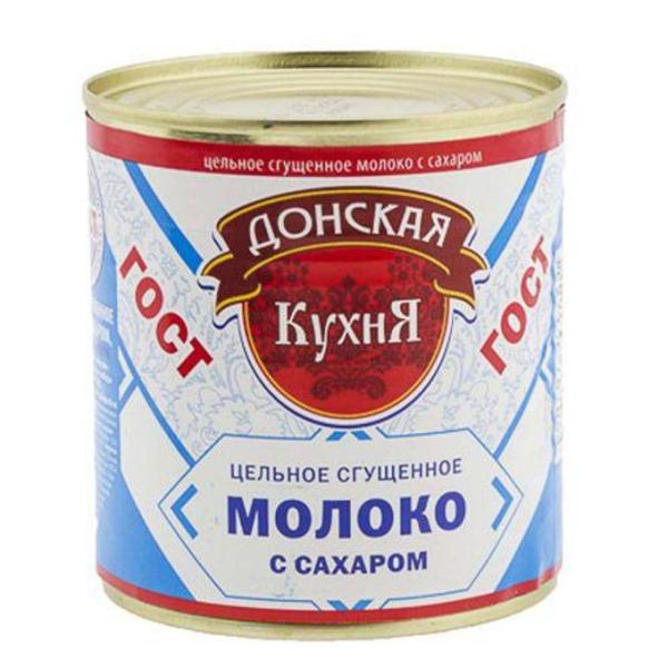Молоко ДОНСКАЯ КУХНЯ сгущенное 8,5 % ГОСТ без змж 380 гр ж/б