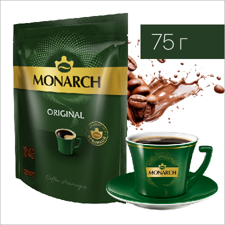 Кофе Monarch Original растворимый 75 гр мягкая упоковка