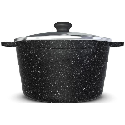 Кастрюля НЕВА ГРАНИТ 4 л., ст./крышка, арт. NG6640, Нева Металл, Зил-Гарант