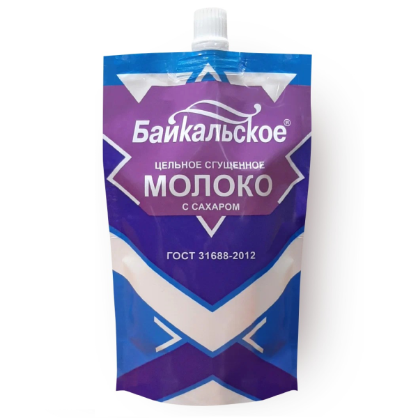 Молоко БАЙКАЛЬСКОЕ сгущенное 8,5 % без змж 280 гр дой пак