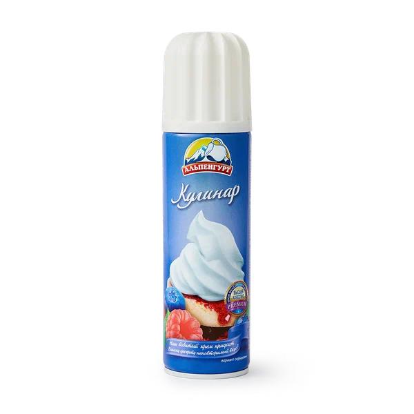 Сливки взбитые АЛЬПЕНГУРТ Фитнес 24% 250гр