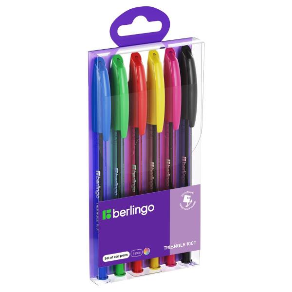 Набор ручек БЕРЛИНГО,6 цв., арт. 100Т 07006