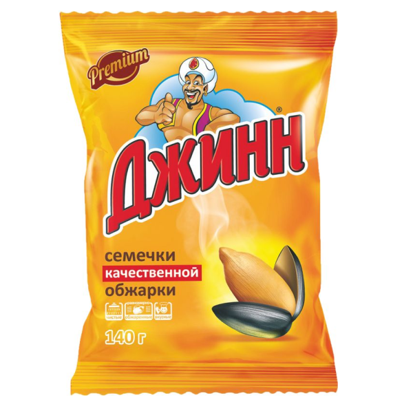 Семечки ДЖИНН жареные 140гр