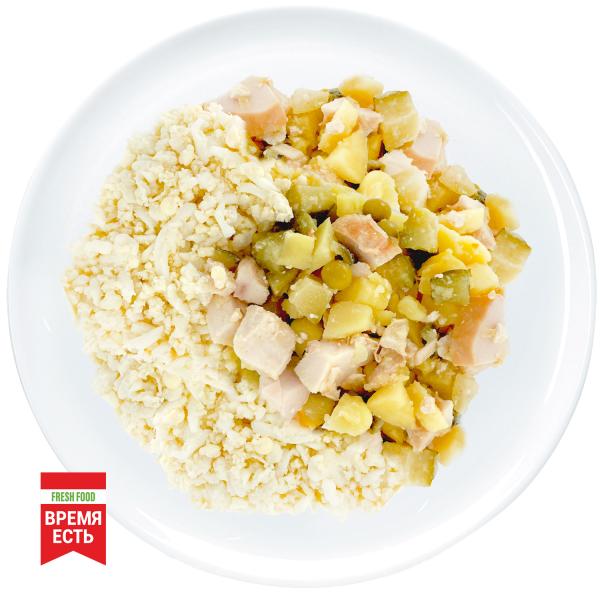 Салат Столичный с курицей 150 гр