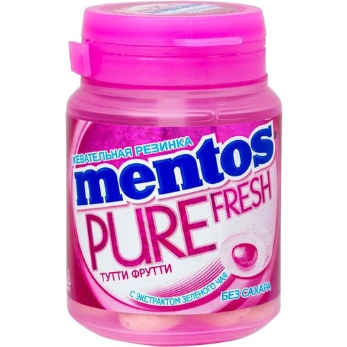 Жевательная резинка МЕНТОС Пур Фреш тутти-фрутти 54гр
